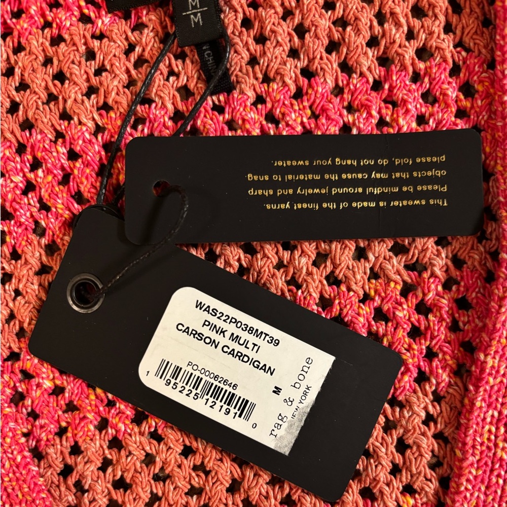 BRAND NEW Rag & Bone ‘Carson’ Crochet Cardigan NWT - Picture 8 of 13